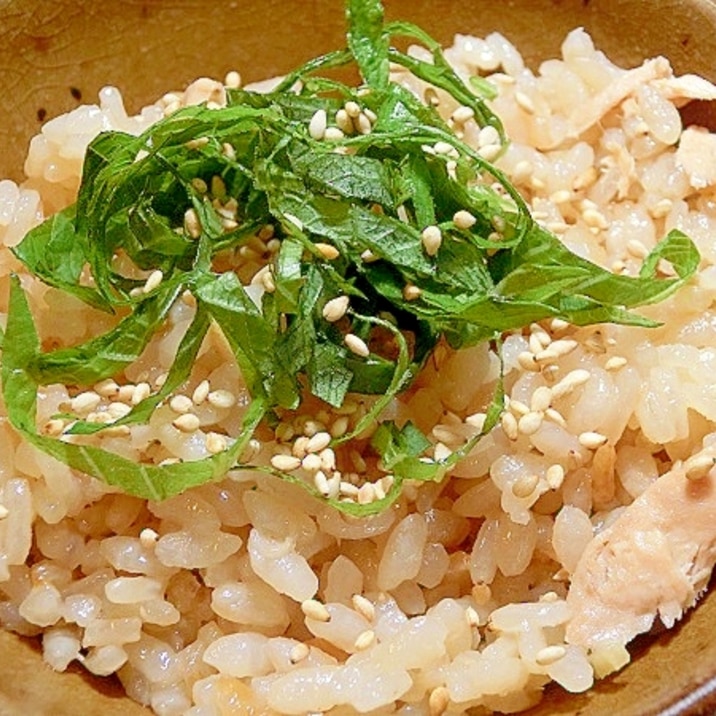 ツナと生姜の炊き込みご飯